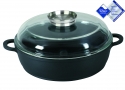 TAURUS Patelnia głęboka z litego aluminium z powłoką TEFLON PLATINUM PLUS i pokrywą z AROMA KNOB 28CM
