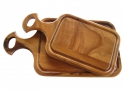 Deska do krojenia z drewna akacjowego 20x39x1.5cm